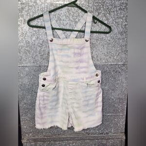Garanimals Blue Green Shorts Bib Overall With Pockets Girls 10